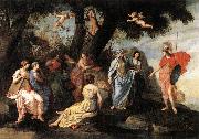 Joseph Stella Minerva and the Muses oil painting